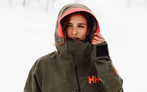 Helly Hansen brand page carousel