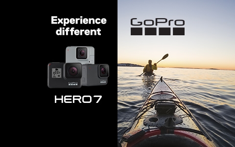 Hero 7 & GoPro Brand Page Carousel underneath top