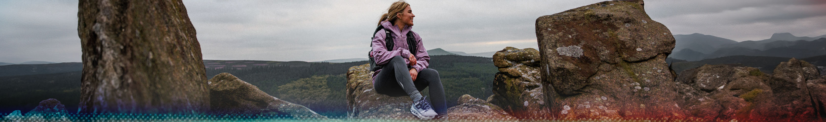 Woman enjoying the outdoors