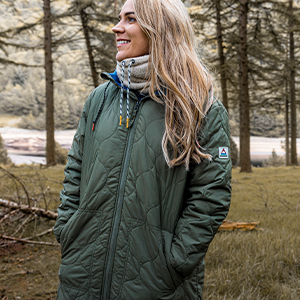 Woman enjoying the outdoors