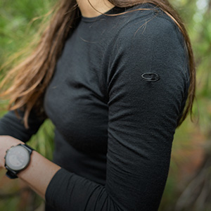 Woman relaxing outdoors