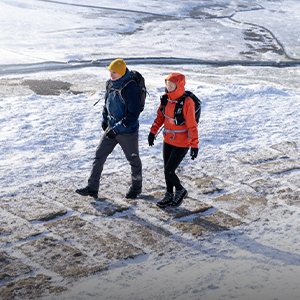 People hiking