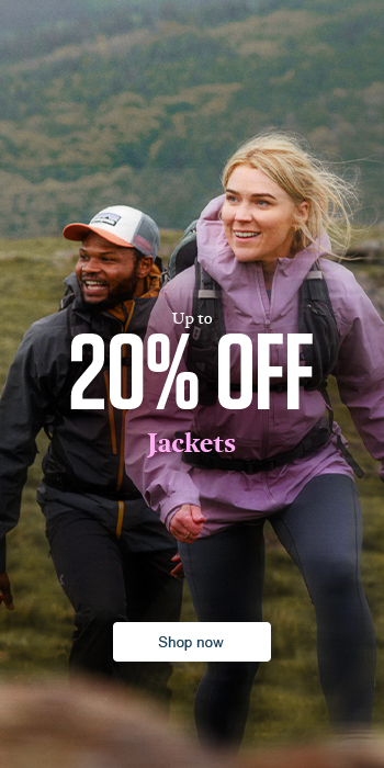 up to 20% off selected jackets