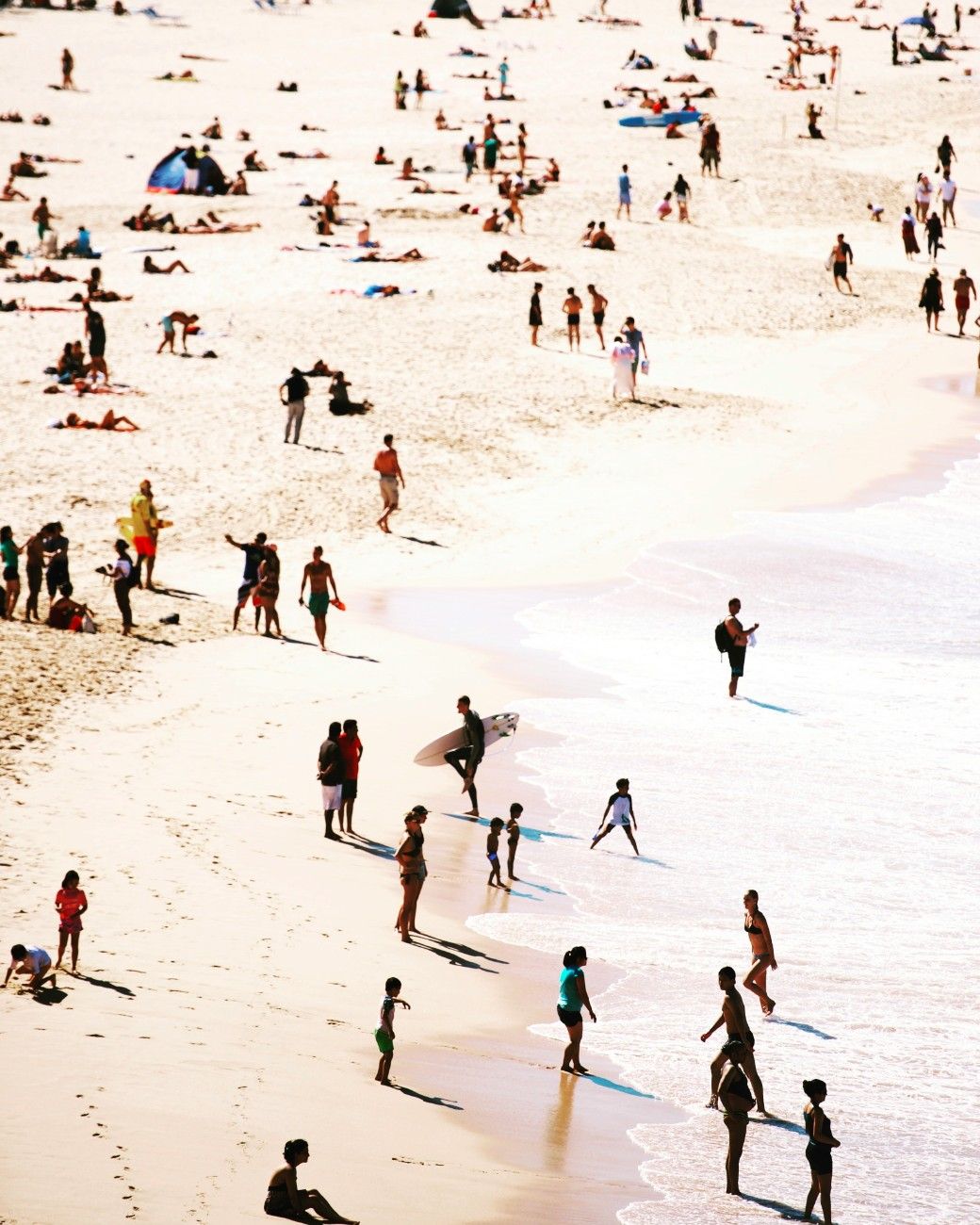 Busy Bondi Beach