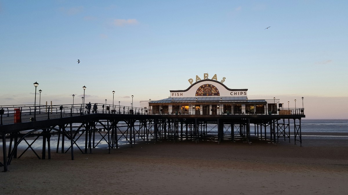 Cleethorpes beach promenade