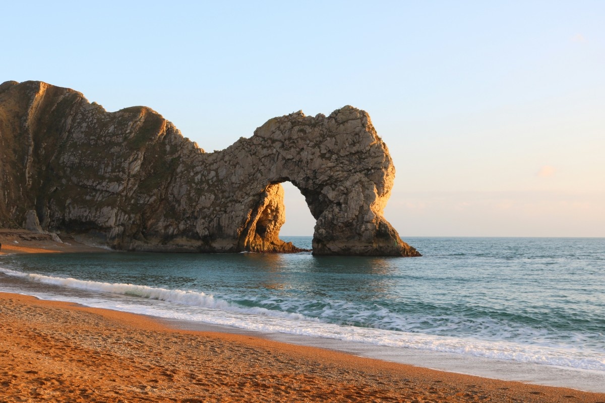 The natural archway of Durdle Door Beach