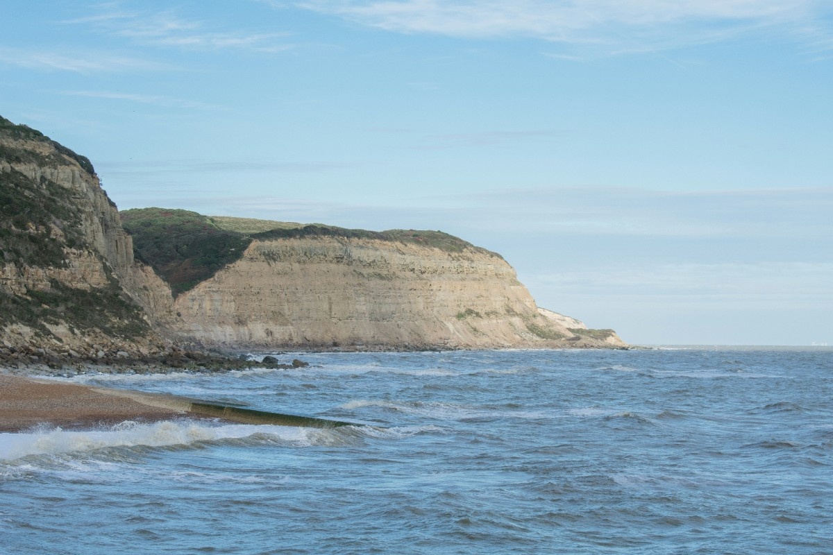 Cliffs at Hastings beach