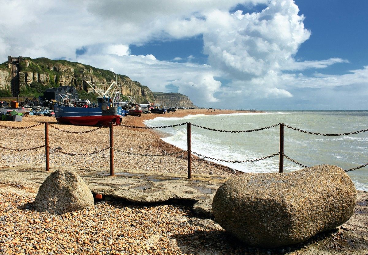 Hastings beach