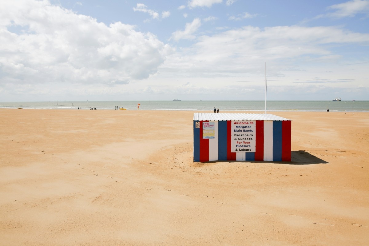 A beach hut on Margate beach