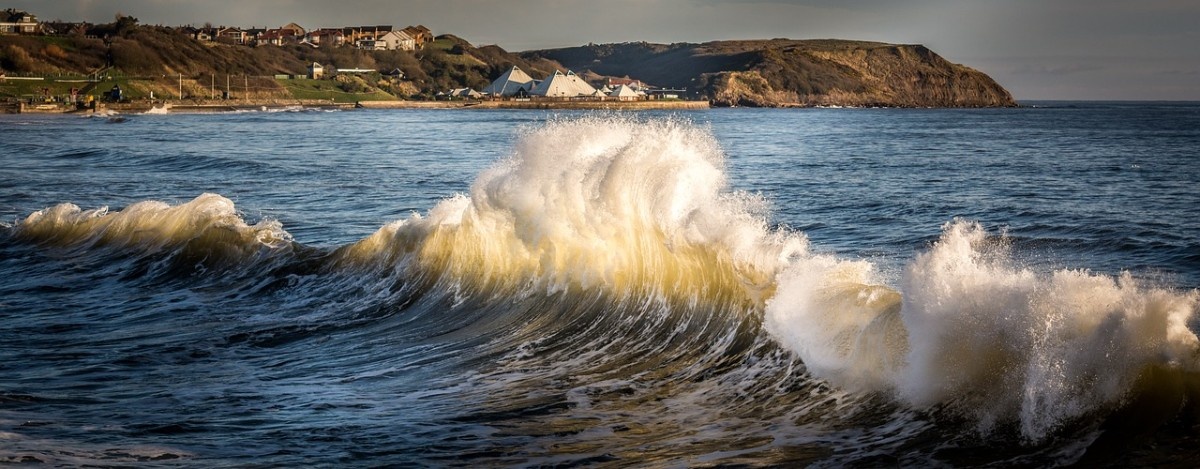 The waves at Scarborough Beach