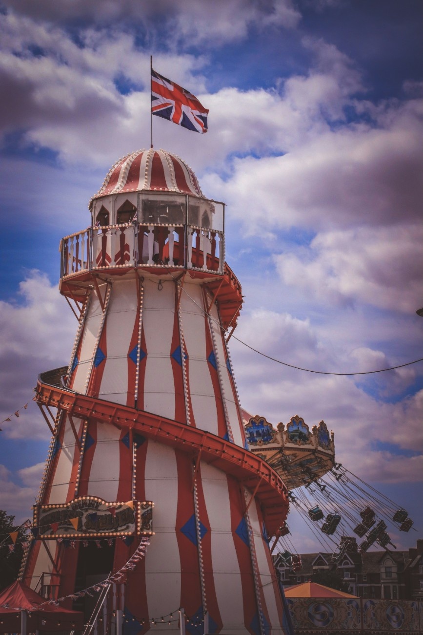 The helter skelter in Skegness 