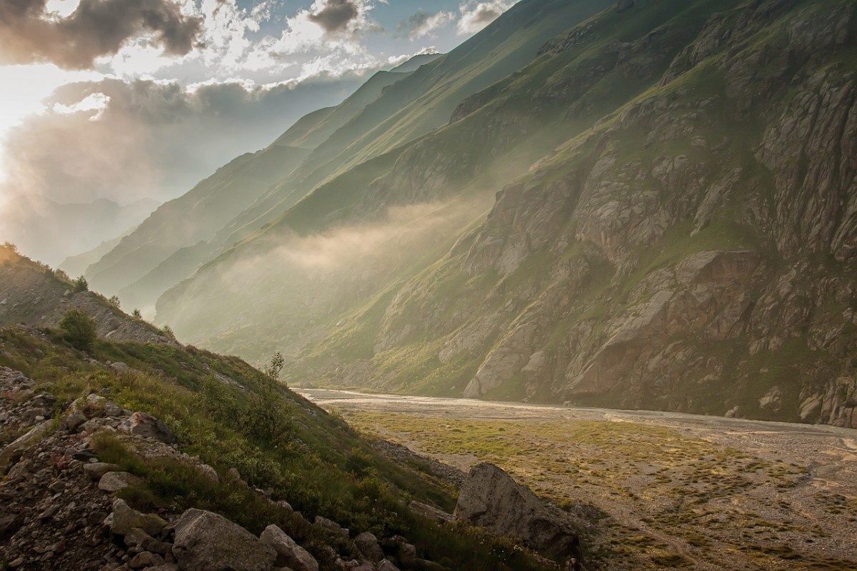 An image of the British coast 