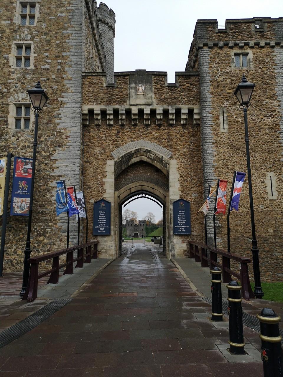 The entrance of Cardiff Castle