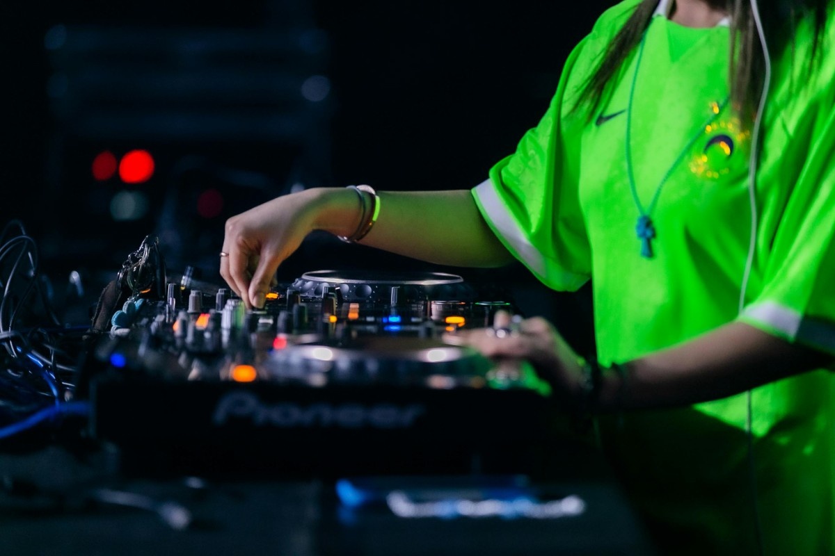 A DJ at Houghton Festival