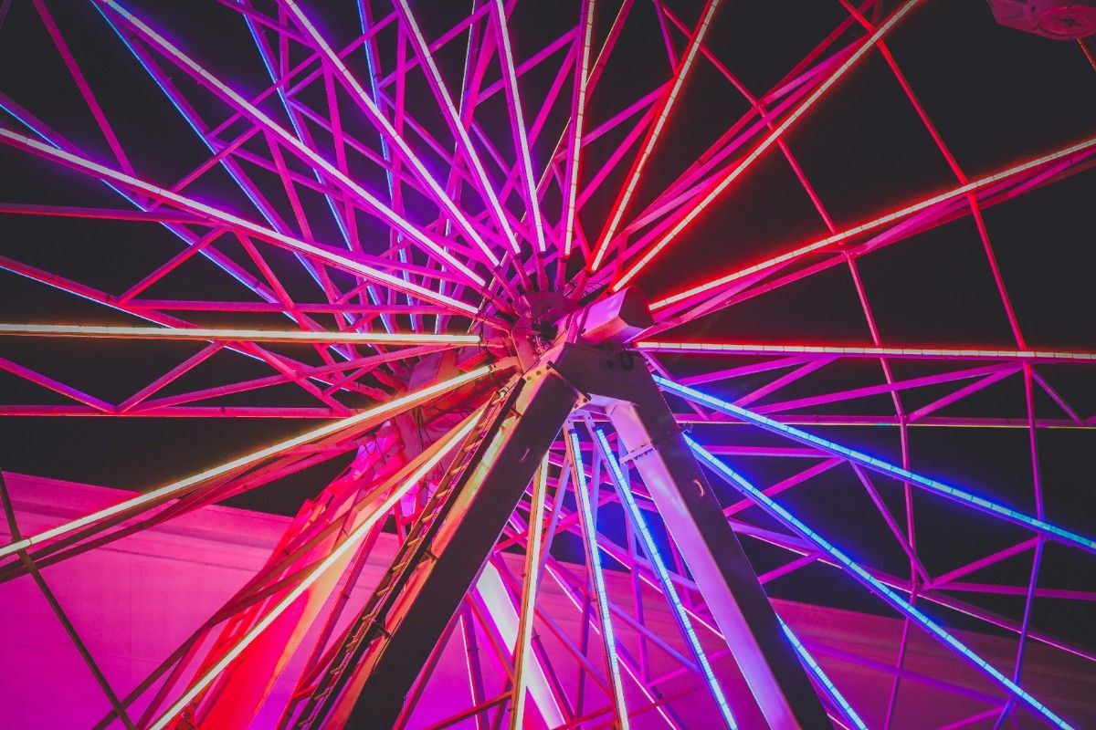 Coachella's famous ferris wheel