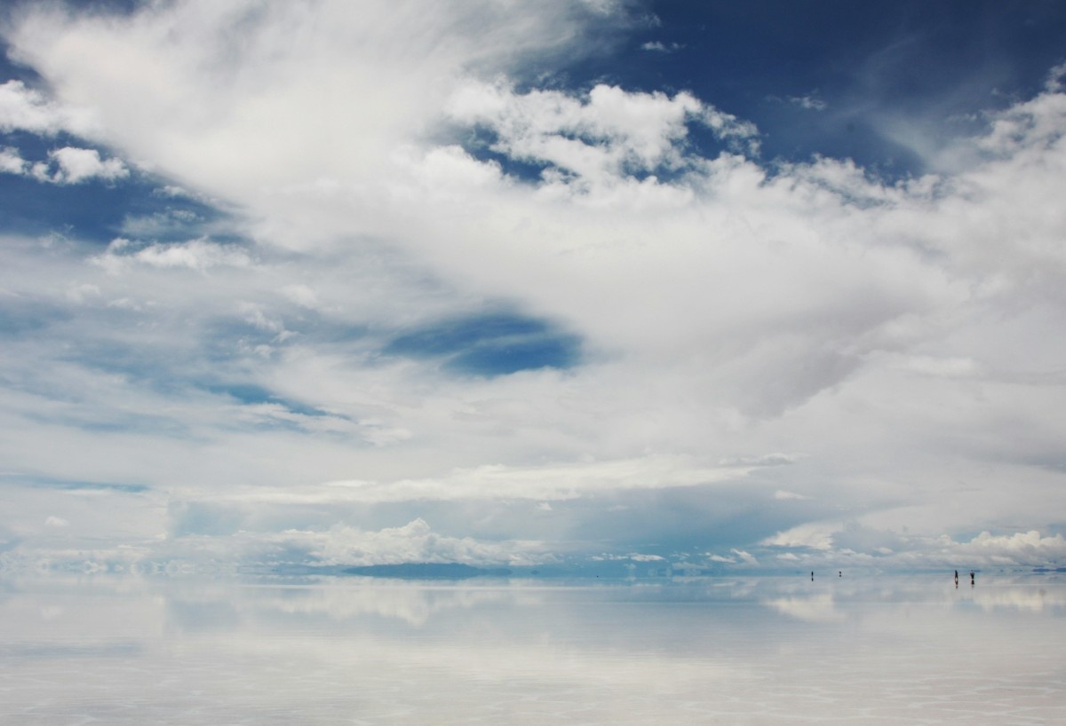 Salar de Uyuni salt flats in Bolivia