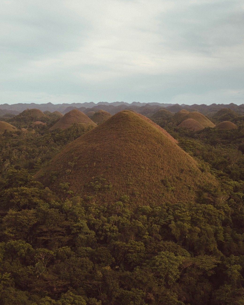 Chocolate Hills in the Philippines