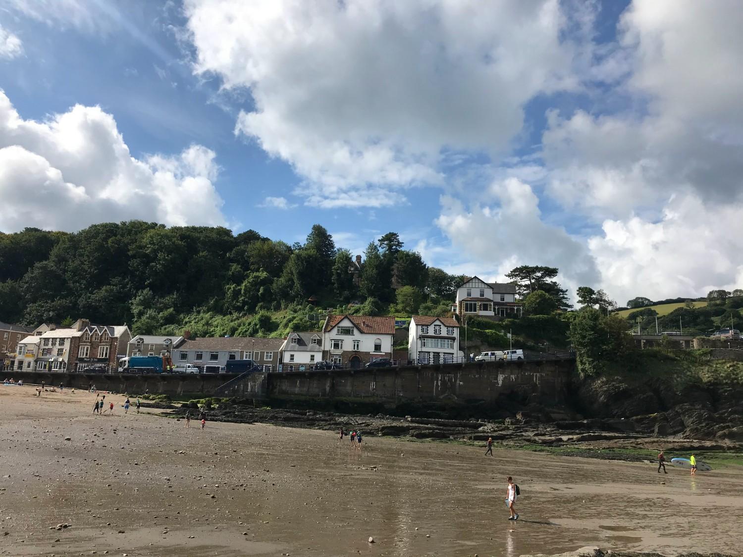 Ilfracombe, Devon. The coastline of the Exmoor National Park 