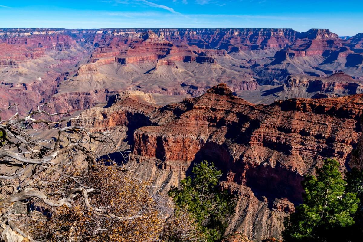 The Grand Canyon National Park landscape