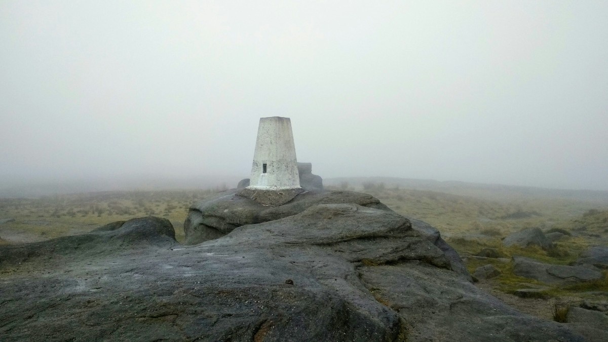 The peak of Kinder Scout