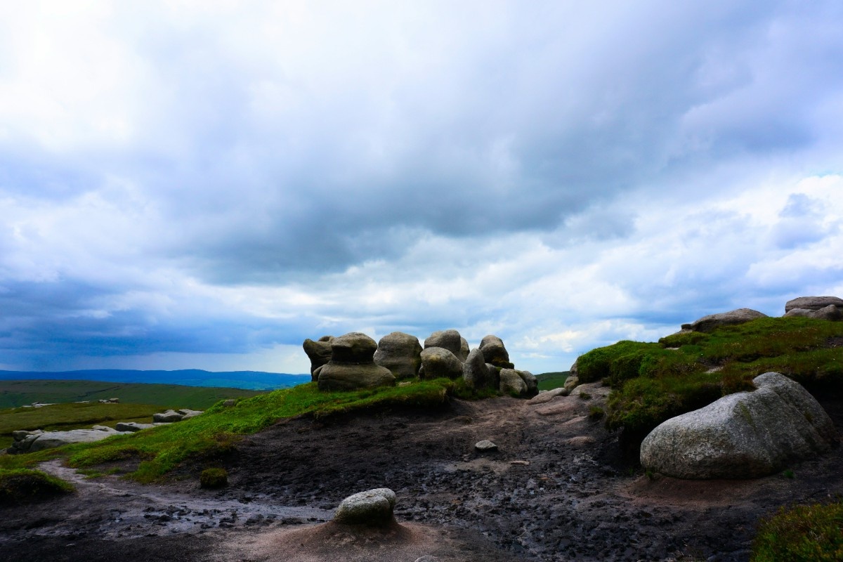 Rocks on Kinder Scout