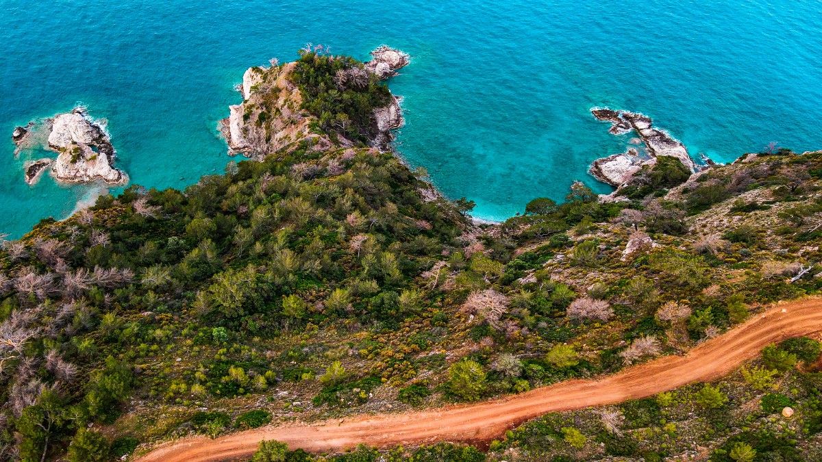 The coast of the Lycian Way