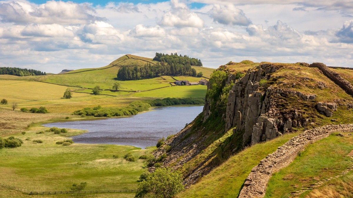 The glorious landscape of Northumberland 