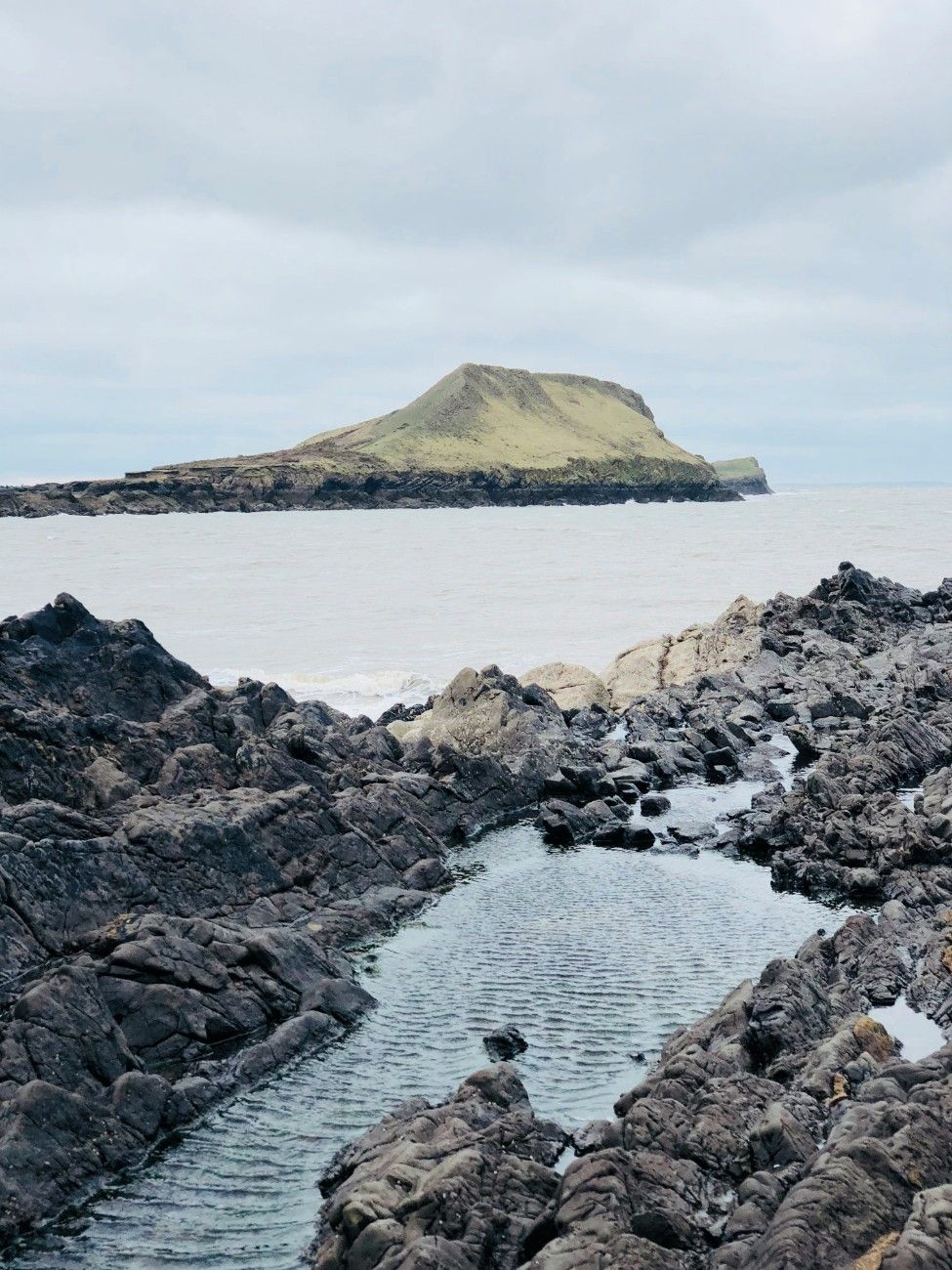 The Worms Head at Rhossili Bay