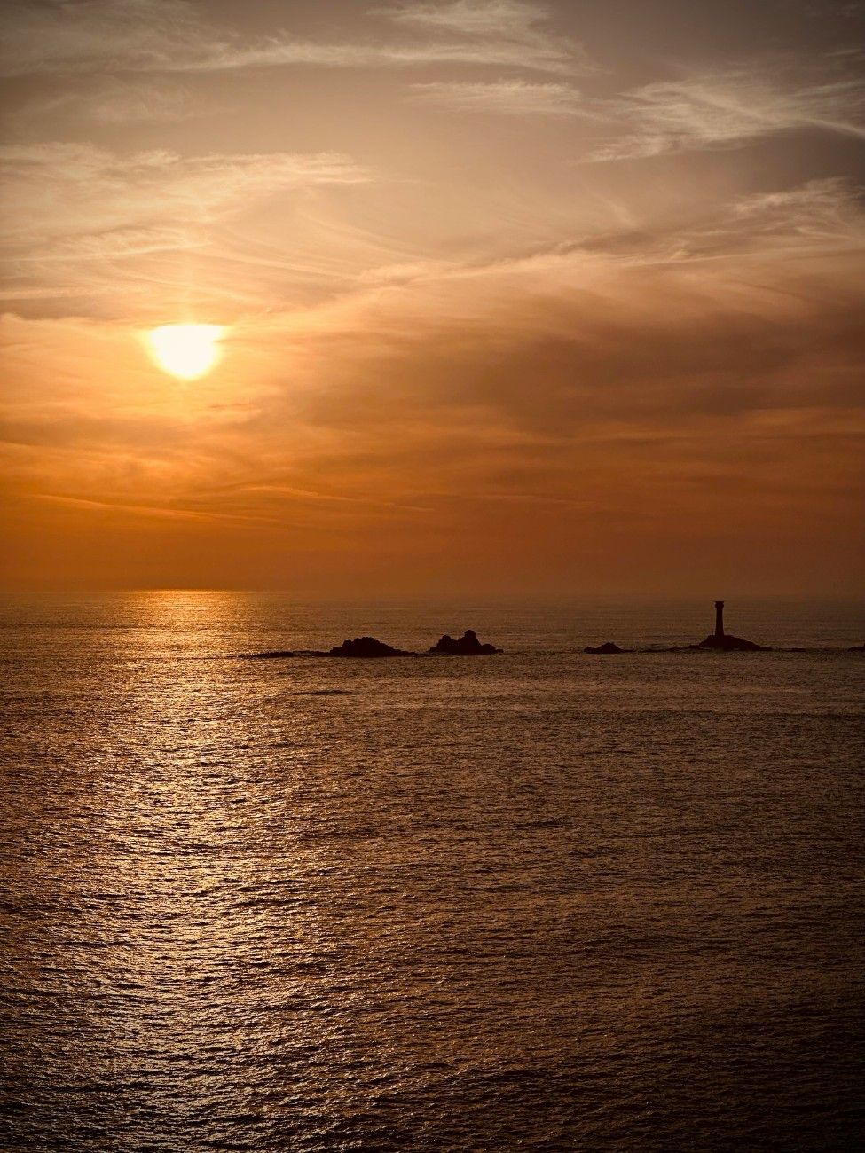 Sennen Cove at sunset 