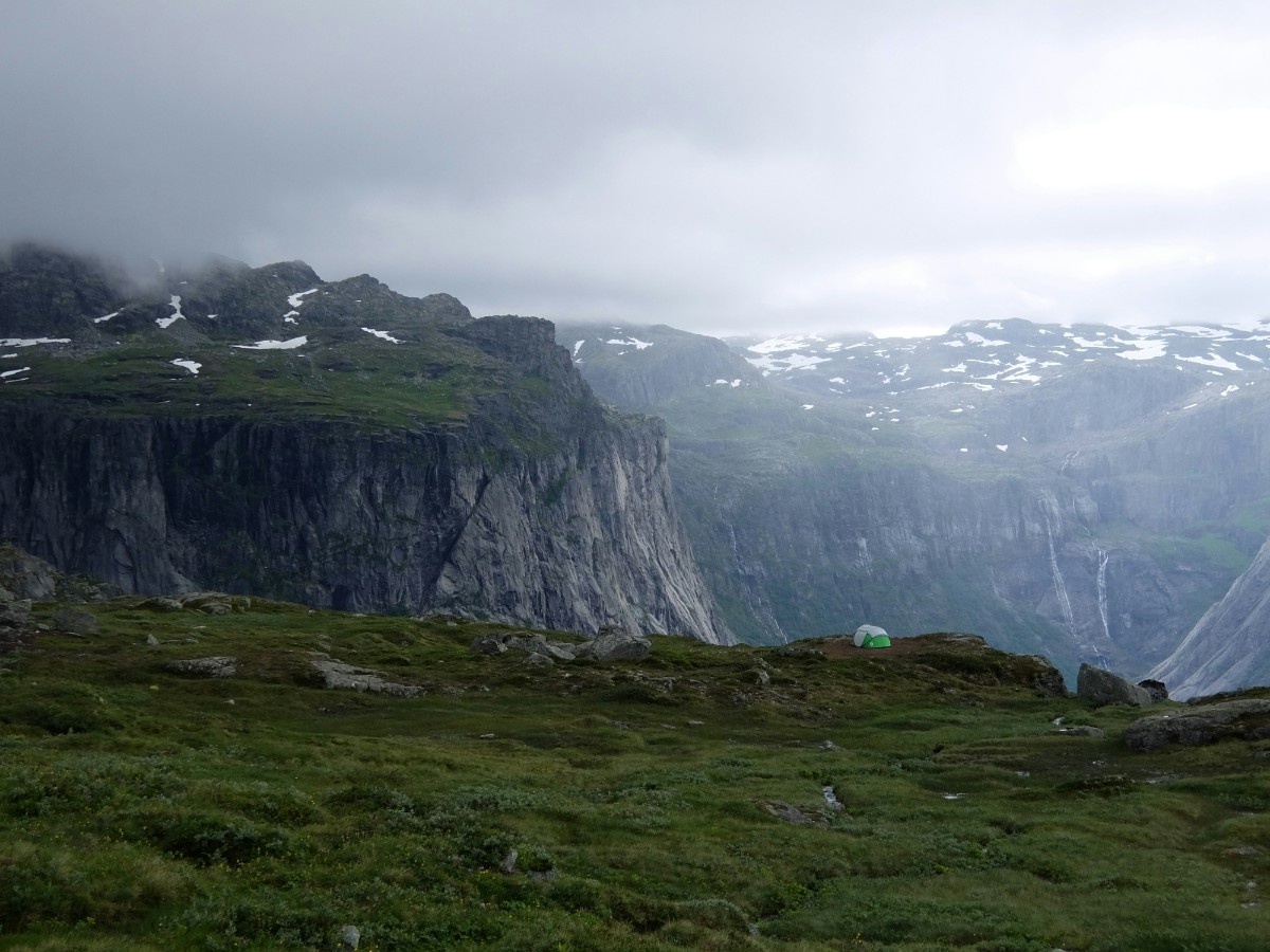 The mountains of Trolltunga in Norway