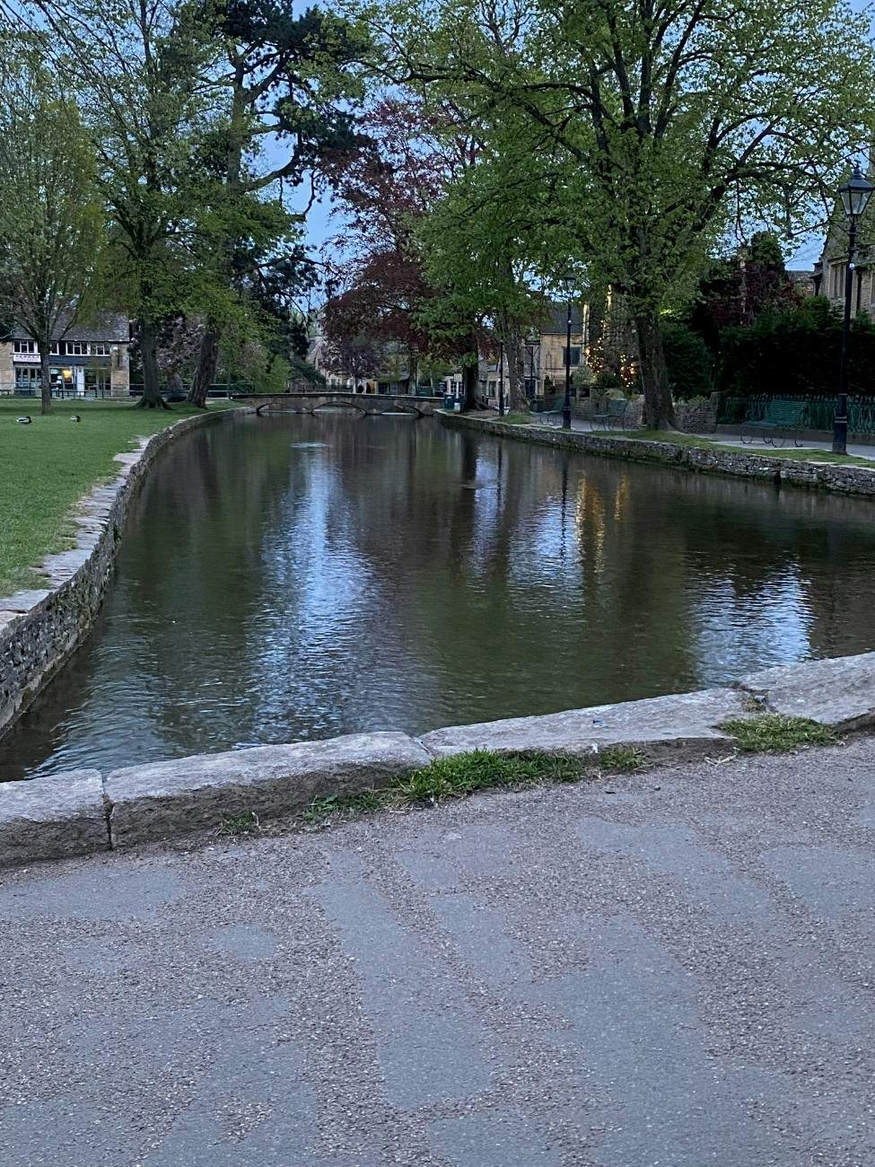 The river at Bourton on the Water