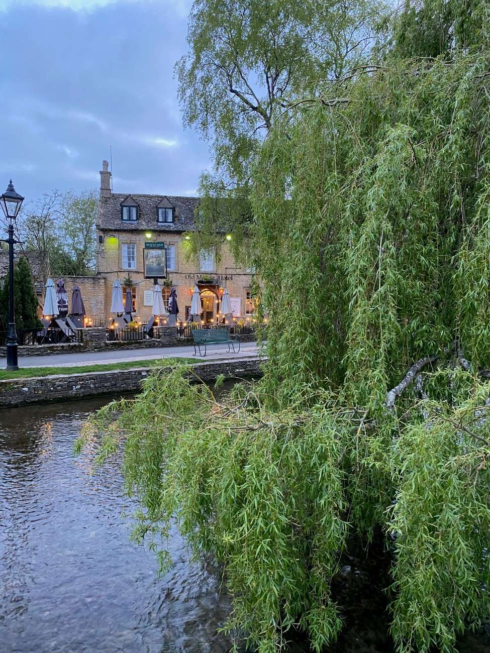 A pub on the river at Bourton on the Water