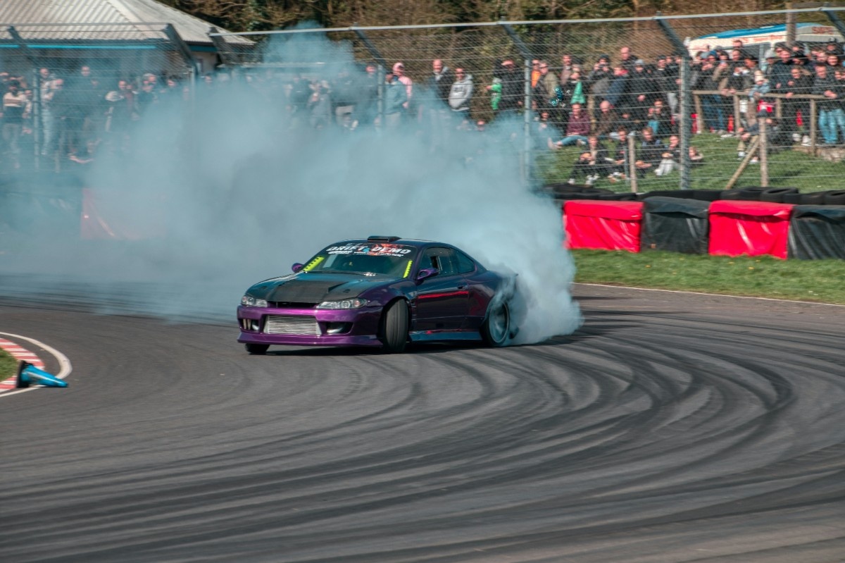 A car at Castle Combe Circuit 