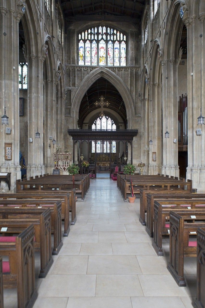 Inside Cirencester Abbey