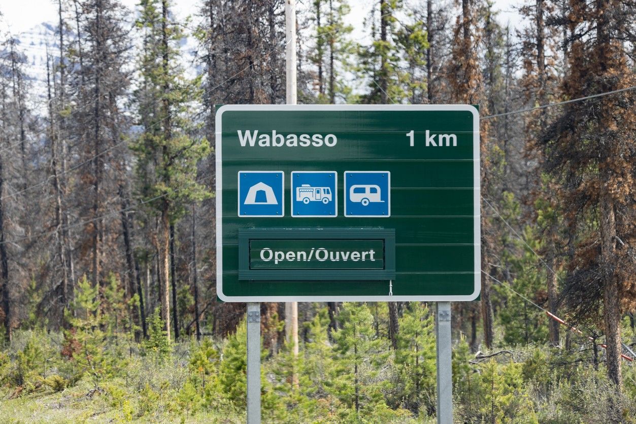 Wabasso camp site sign