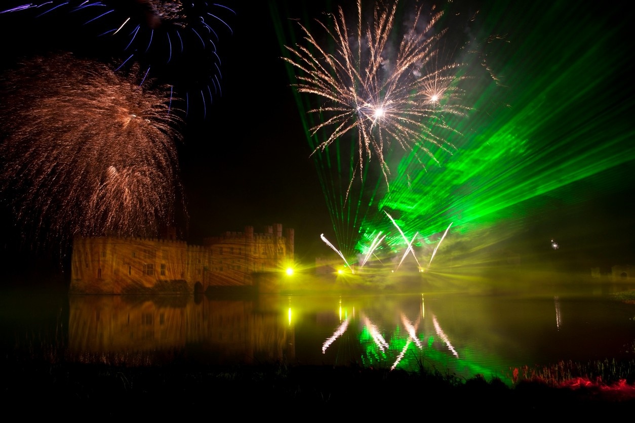 Fireworks at Leeds Castle