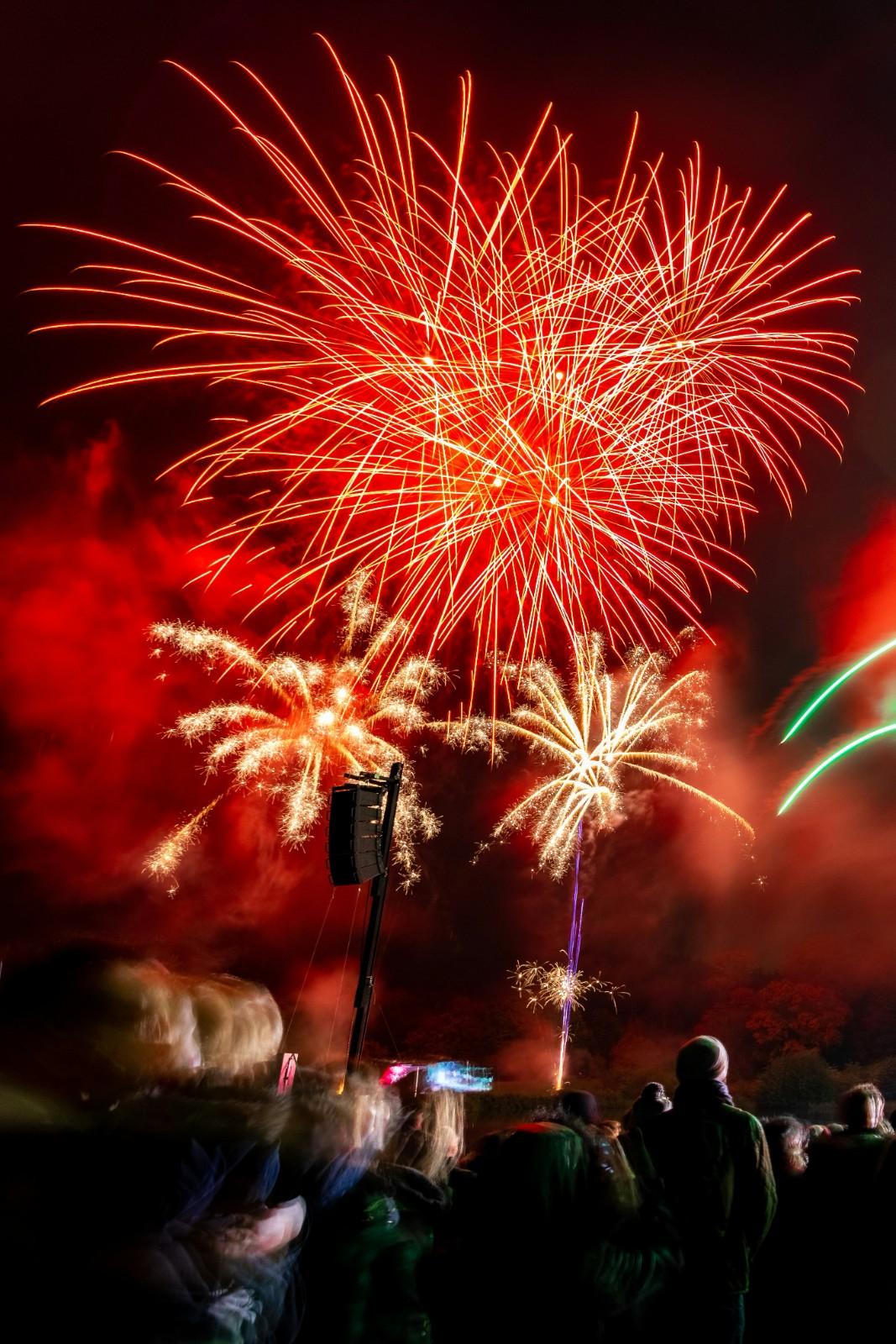 Fireworks at Leeds Castle