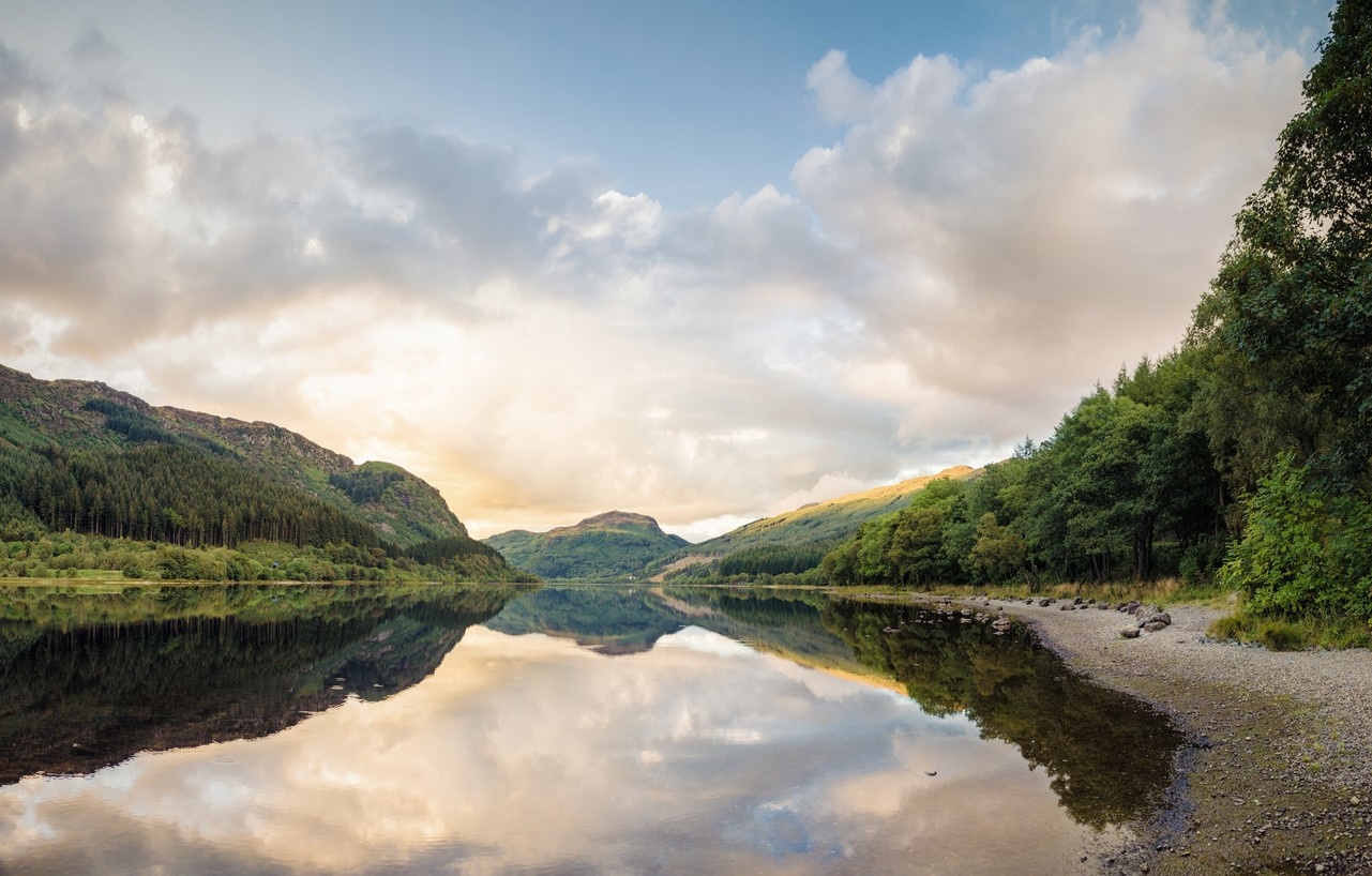 Loch Lubnaig in the Scottish Trossachs 