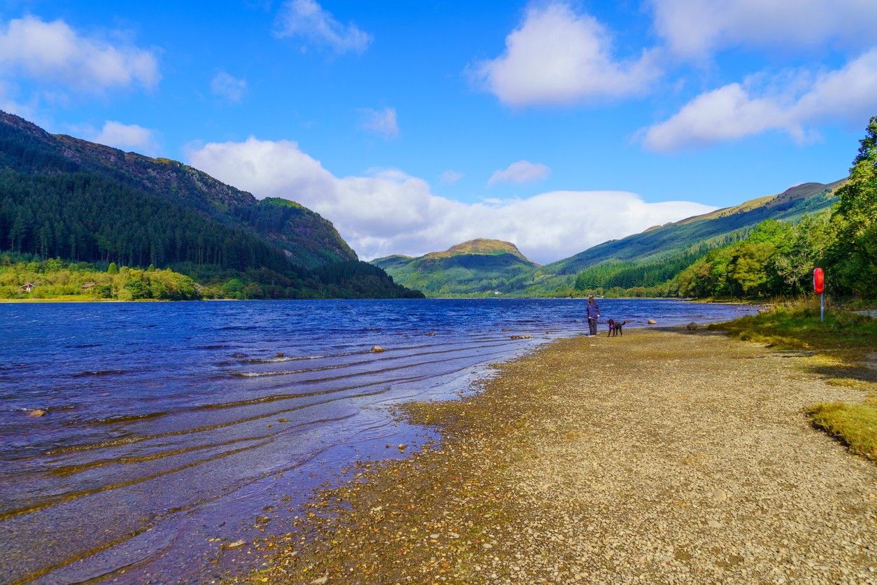 people kayaking on Loch Insh