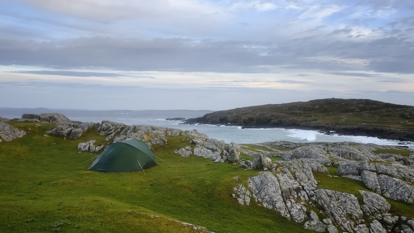 tent on hill